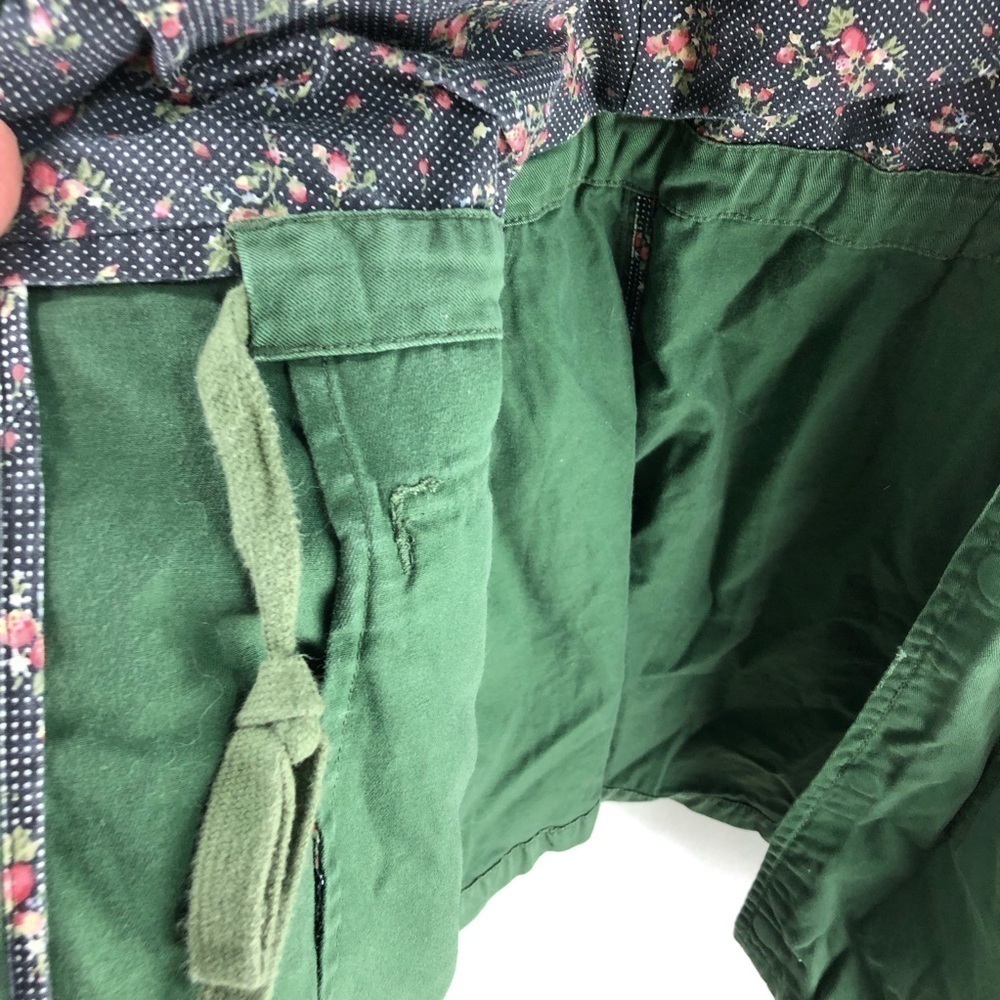 Ochirly Utility Jacket Flight Military Cargo Sz M Army Green Grunge Punk Trench - Picture 12 of 16